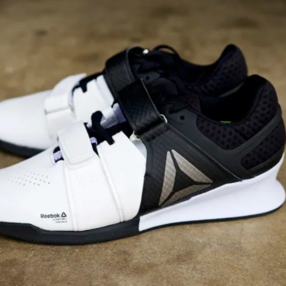 Reebok Legacy Lifter Black White BD1793 Weightlifting Shoes 22mm Men’s 10.5
